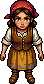 Adriana, in-game pixel-art sprite