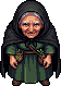 Baba Frasina, in-game pixel-art sprite